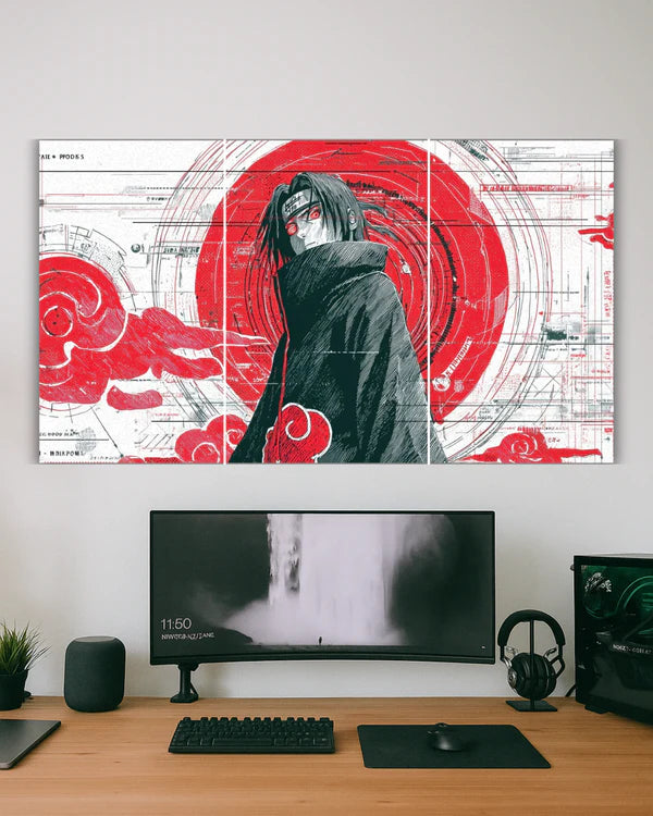 Akatsuki Legend Wall Art – Itachi Uchiha Edition"