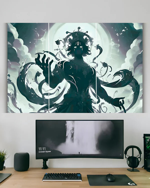 Celestial Guardian Canvas" or "Divine Ascendant Wall Art