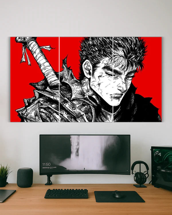 Guts: Berserker Spirit Split-Panel Wall Art